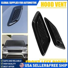 2PCS Front Hood Vent Air Grille Cover For Land Rover Range Rover Sport 2014-2017 picture
