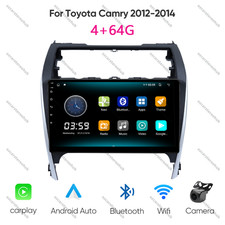 Stereo For Toyota Camry 2012-2014 Carplay Android Auto Ram 4G 8Core CPU +Camera picture