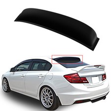 For 2006-2011 Honda Civic Sedan Rear Window Visor Roof Spoiler Deflector Black picture