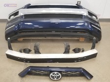 16 TOYOTA 4 RUNNER LIMITED BUMPER BLUE 8S6 FRONT ASSEMBLY WITH FOGS picture