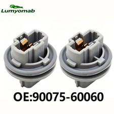 2Pc Front Turn Signal Light Bulb Socket Fit Toyota Tacoma Tundra SR5 90075-60060 picture