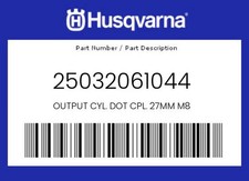 Husqvarna Genuine Output Cyl. Dot Cpl. 27Mm M8 - 25032061044 picture