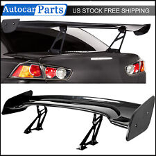 Universal 47'' Rear Truck Spoiler Adjustable GT Racing Tail Wing Carbon Fiber  picture