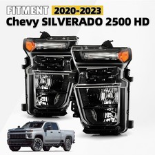 For 2020-2023 Chevy Silverado 2500HD 3500HD Halogen Type Headlights Right+Left picture