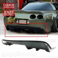 For Corvette C5 97-04 Carbon Fiber Direct Add-On Shark Fin Rear Bumper Diffuser picture
