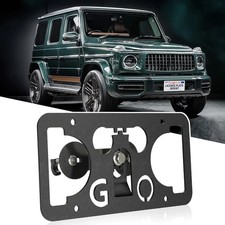 Mercedes G-Class SLR McLaren No Drill License Plate Mount |  Black Powder Coat picture