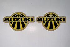 2 Suzuki Retro Vintage Laminated Gloss Motocross Decals Stickers Weather Proof picture