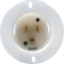 Male Recessed Outlet 110 Volt picture