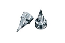 Kuryakyn 1217 Chrome Twisted Axle Caps HD Models   picture