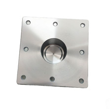 Todd Marine 6005–1S Square Flush Floor Plate 6″ x 6″ Anodized Aluminum picture