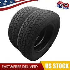 Set of 2 Royal Black Terra Force AT 285/65R17 116T All Terrain Tires UTQG 660AA picture