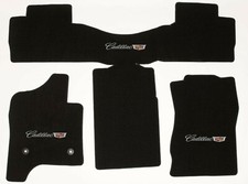 2015 - 2020 Cadillac Escalade Black 3 piece Floor Mats Set Official Logo Captain picture