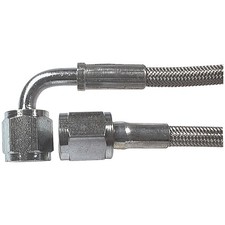 Allstar AN Hose Assembly 40 in 3 AN Hose 4 AN Braided Stainless PTFE Lined picture