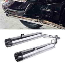 BMW R18 Slip on Mufflers for R18 Transcontinental,R18 Bagger,R18 Roctane,Chrome. picture