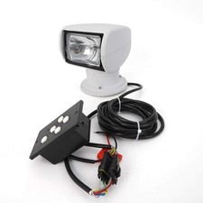 Boat Search Lights Marine 360° Rotate Halogen Searchlight Spotlight 12V 100W USA picture