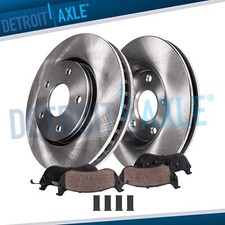 Front Brake Rotors + Brake Pads for Chevrolet Cavalier Corsica Buick Skylark picture