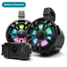 ECOXGEAR ExtremeTower Bluetooth Speakers TB8 - 1 Battery Powered + 1 Passive picture