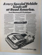 AW 51 Advertisement 1983 Ford Mustang GT Prototype Road America Racing 8-29-83 picture