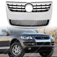 Chromed Grille For 2008 2009 2010 Volkswagen VW Touareg Front Bumper Upper Grill picture