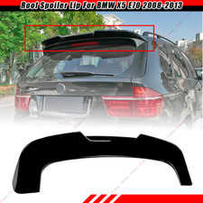 For BMW X5 E70 2008-2013 Tape-On Gloss Blk Rear Trunk Roof Spoiler Wing Body Kit picture