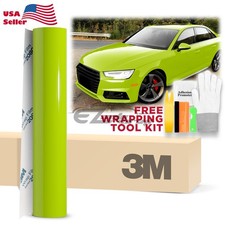 Genuine 3M 2080 Series G16 Gloss Light Green Vinyl Wrap Vehicle Film Decal Sheet picture