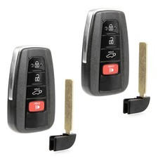 2x Remote Key Fob 4-Button for 2019-2025 Toyota RAV4 Highlander (HYQ14FLA) picture