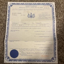 1965 Honda S90 Historical Document  picture