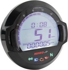 Koso DL-03SR Universal GP-Style Digital Speedometer Gauge Black picture