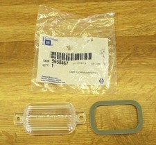 NEW 1969 &1970 CADILLAC DEVILLE FLEETWOOD CALAIS LICENSE LENS W/ NOS GASKET picture