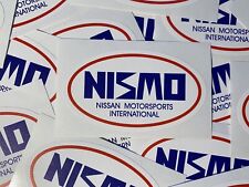 NISMO Classic Oval Old Logo EARLY Retro Reprint Sticker picture