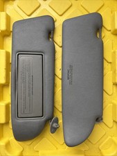 OEM 1986-1991 Mercedes-Benz C126 W126 Sun Visor L+R Shade Pair Gray picture