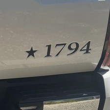 Premium Cast Vinyl Decal Letter Inserts for 2025-2026 Tundra 1794 Tailgate picture