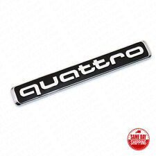 For Audi Quattro Nameplate OEM ABS Emblem Liftgate Adhesive Logo Deck Lid Badge picture