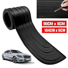 1pc Rear Bumper Guard PVC Rubber Protector Strip Car Trunk Sill Cover 90/104cm picture