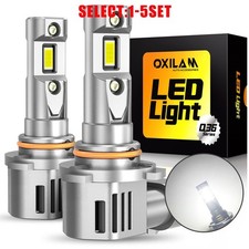 9006 HB4 White LED Headlight Bulbs High Low Beam 100W 6500K Bright CANBUS 2-10X picture