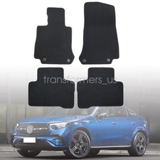 New 2016-2023 Fits Mercedes-Benz GLC Replacement Velour Floor Mats Carpet Black picture