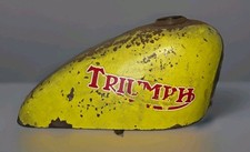 Vintage Gas Tank Triumph Motorcycle Motorcycle picture