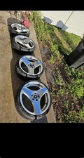 Rare WORK Ryver S003H Tri-Spoke Wheels – 19x8.5 +38 Squared – 5x114.3 picture
