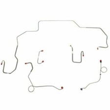 Front Brake Line Kit Power Disc Brakes Steel for 1968-70 Dodge Coronet RKT6809OM picture