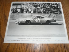 Pete Hamilton #40 Plymouth Superbird Petty Prepared Photo #70-3713-13A - Vintage picture