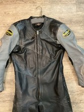 Vintage VANSON LEATHERS One-Piece Motorcycle Racing Suit Boston Mass Retro 1980s picture