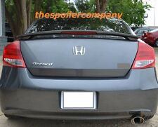NEW UNPAINTED GREY PRIMER SPOILER W/ 3RD LIGHT Fits 2008-2012 HONDA ACCORD COUPE picture
