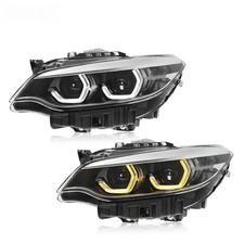 For 2014-21 BMW 2 Series headlights with F22 LED lens daytime running lights picture