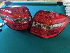 For 2006-2009 Mercedes Benz W164 ML350 ML550 Clear Red LED Rear Taillights Pair picture