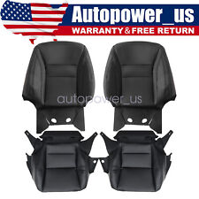 For 2013-2017 Honda Accord Front Side Bottom & Top Seat Cover Black Perforated picture