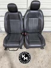 2010 Ford Mustang Shelby Gt500 OEM Black Leather Front Seats picture