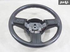 JDM MAZDA RX-8 SE3P Type RS Leather Steering Wheel Black Genuine OEM picture