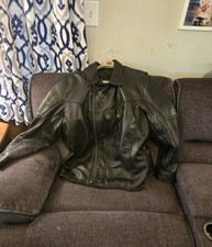 Fox Creek Leather Motorcycle Riding Jacket picture