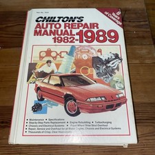 CHILTON’S AUTO REPAIR MANUAL  1982-1989 picture