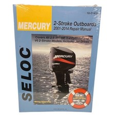 SELOC MERCURY OUTBOARD REPAIR MANUAL 2 STROKE 2001-2014 2.5 HP - 250HP 18-01418 picture